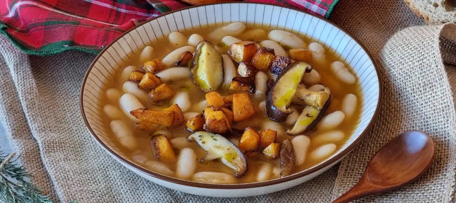 Fabada vegetariana